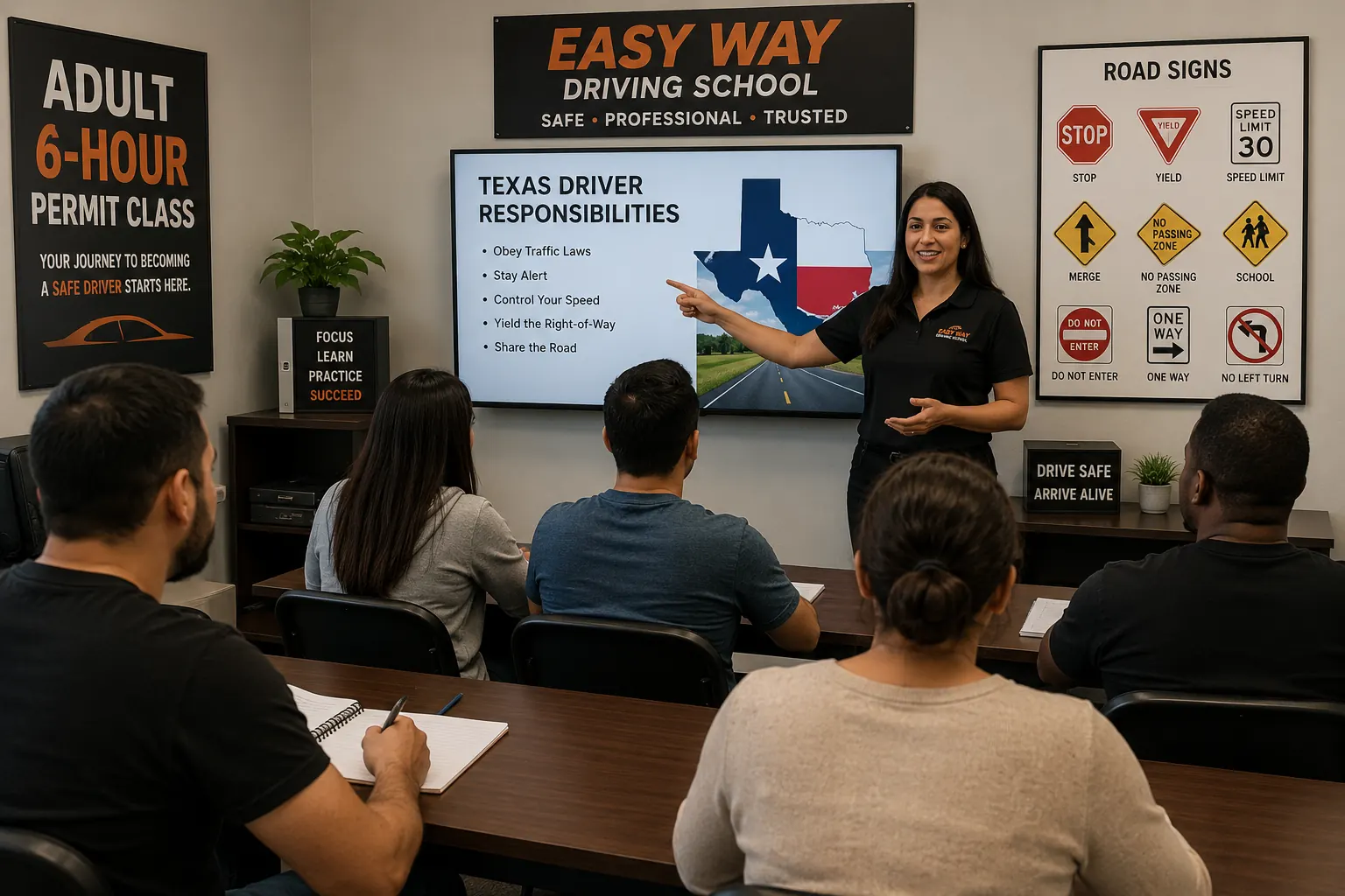 Texas Permit Test Guide | Easy Way Driving School